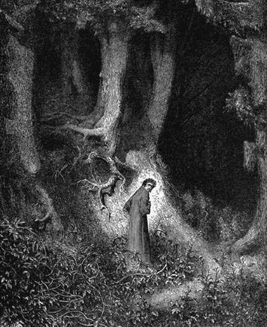 Na Divina Comédia de Dante: a rocha como símbolo de tristeza e